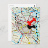 Mailand, Mailand (Italien) Postkarte (Vorne/Hinten)