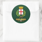 Mailand (Mailand) Runder Aufkleber (Tasche)
