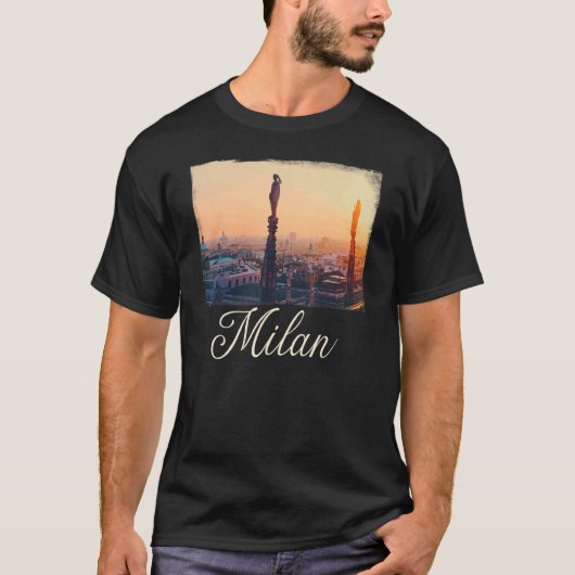 Mailand Mailand Stadt Mailand Mailand T-Shirt (Vorderseite)
