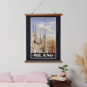 Mailand (Mailand) Wandteppich Mit Holzrahmen (Schlafzimmer)