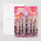 Mailand, Mailänder Dom Gemälde Postkarte (Vorne/Hinten)