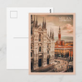 Mailand, Mailänder Dom Postkarte (Vorne/Hinten)