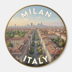 Mailand Moderne Stadt Italien Reise Szene Magnet