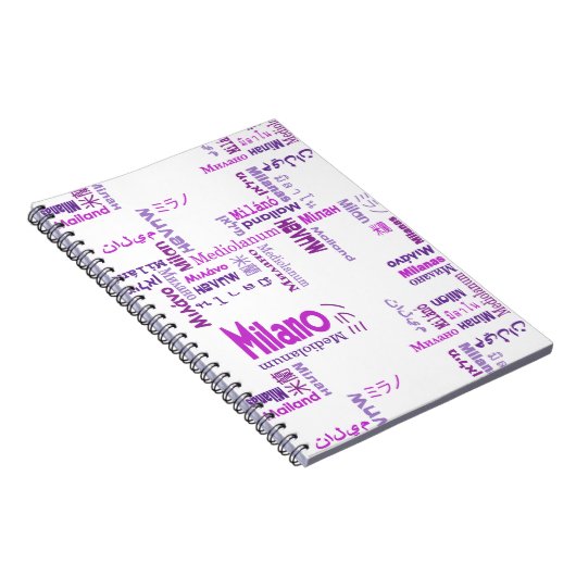 Mailand Notizblock (Rechte Seite)