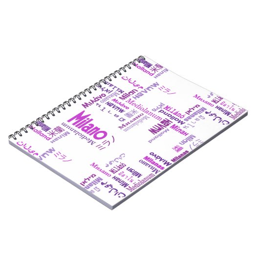 Mailand Notizblock (Linke Seite)