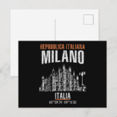 Mailand Postkarte (Vorne/Hinten)