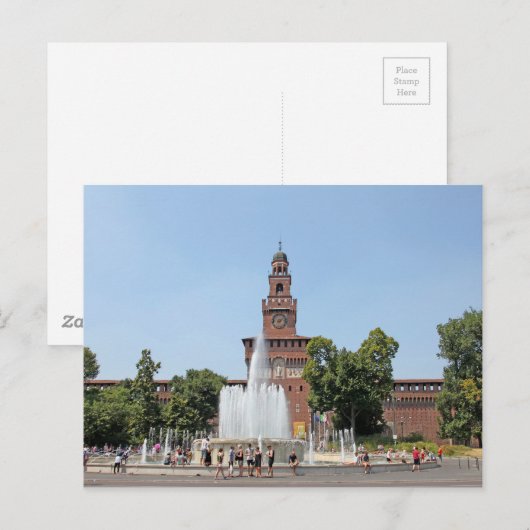 Mailand Postkarte (Vorne/Hinten)