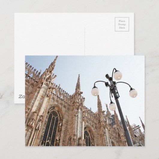 Mailand Postkarte (Vorne/Hinten)