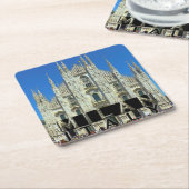 Mailand Rechteckiger Pappuntersetzer (angewinkelt)