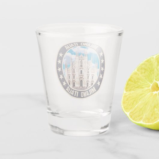 Mailand Schnapsglas (Rückseite)