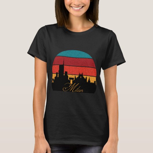 Mailand-Silhouette T-Shirt (Vorderseite)