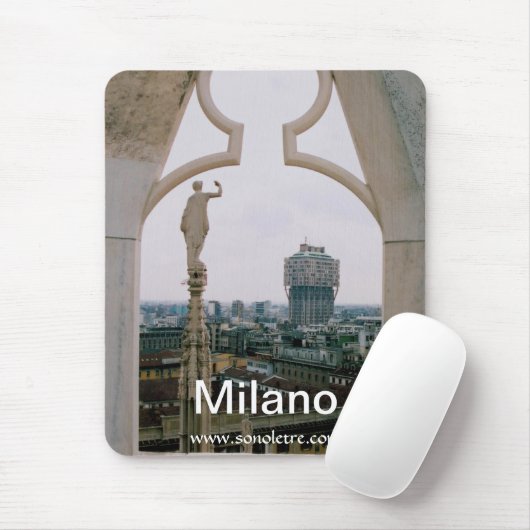 Mailand-Skyline-Panorama Mousepad (Mit Mouse)