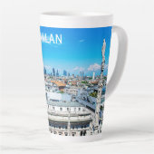 Mailand: Skyline-Tasse für Kaffee Milchtasse (Rechte Ecke)