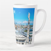 Mailand: Skyline-Tasse für Kaffee Milchtasse (Rechts)