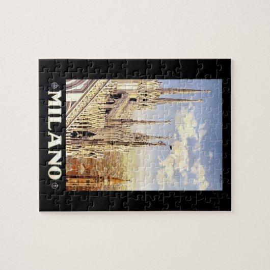 Mailand Vintag Reise Puzzle (Horizontal)