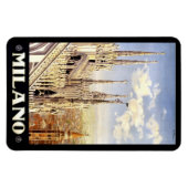 Mailand Vintage Reise Magnet (Horizontal)