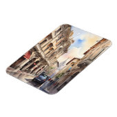 Mailänder Aquarellkunst Magnet (Linke Seite)