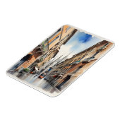 Mailänder Aquarellkunst Magnet (Linke Seite)