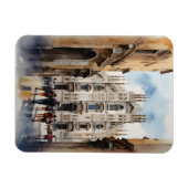 Mailänder Aquarellkunst Magnet (Horizontal)