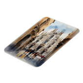 Mailänder Aquarellkunst Magnet (Linke Seite)