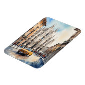 Mailänder Aquarellkunst Magnet (Linke Seite)