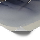Mailänder Aquarellkunst Poster (Ecke)