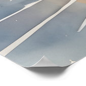 Mailänder Aquarellkunst Poster (Ecke)