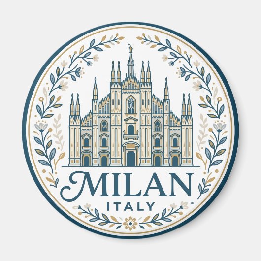 Mailänder Dom Italien Magnet (Vorne)