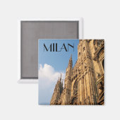 Mailänder Kathedrale bei Sunset Magnet (Vorderseite/Rückseite)