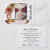 Mailänder/Mode/Fotografie-Visitenkarte Visitenkarte (Vorne/Hinten)