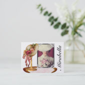 Mailänder/Mode/Fotografie-Visitenkarte Visitenkarte (Stehend Vorderseite)