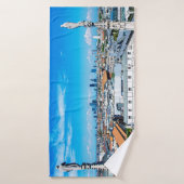 Mailänder Skyline Badehandtuch (Badehandtuch)