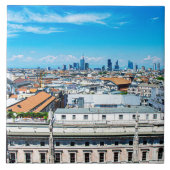 Mailänder Skyline Fliese (Vorderseite)