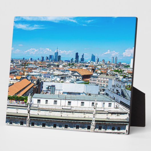 Mailänder Skyline Fotoplatte (Seite)