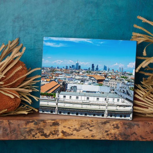 Mailänder Skyline Fotoplatte (Seite)