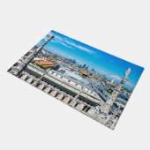 Mailänder Skyline Fußmatte (Schrägansicht)
