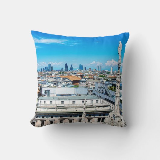 Mailänder Skyline Kissen (Vorderseite)
