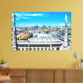 Mailänder Skyline Leinwanddruck (Insitu (Wohnzimmer))