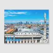 Mailänder Skyline Magnetkarte (Vorderseite)