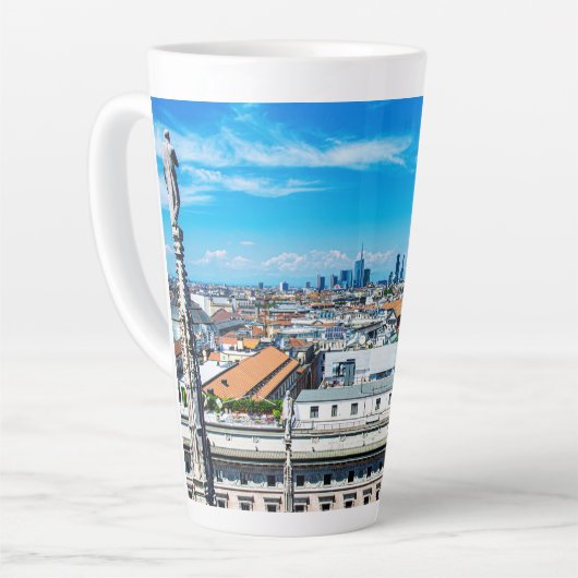 Mailänder Skyline Milchtasse (Linke Ecke)