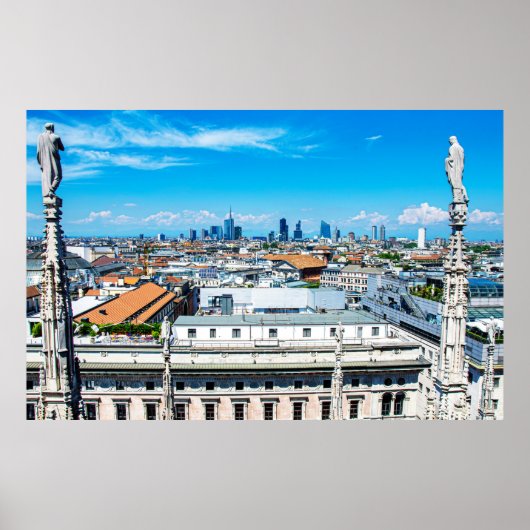 Mailänder Skyline Poster (Vorne)