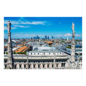 Mailänder Skyline Poster (Vorderseite)