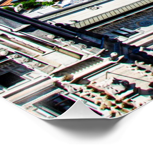 Mailänder Skyline Poster (Ecke)