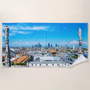 Mailänder Skyline Strandtuch