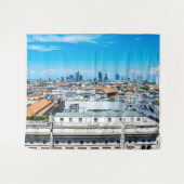 Mailänder Skyline Wandteppich (Vorderseite (Horizontal))