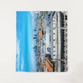 Mailänder Skyline Wandteppich (Vorderseite)