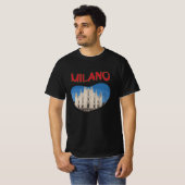 Mailänder Stadt in Italien T-Shirt (Vorne ganz)