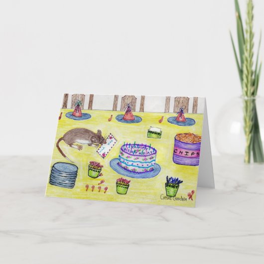 Mailbox Molly Birthday Card Karte (Vorderseite)