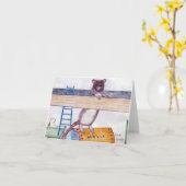 Mailbox Molly Note Card 3 Karte (Gelbe Blume)