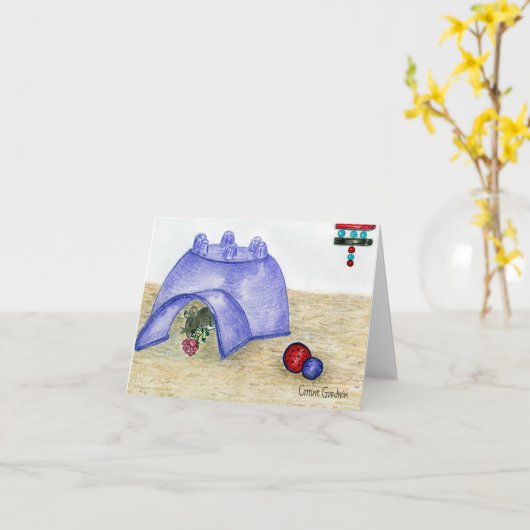 Mailbox Molly Note Card - Kapitel 9 Karte (Gelbe Blume)